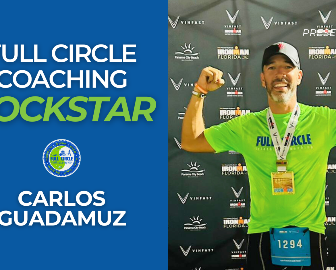 Busy Dad becomes first time Ironman in 12:10 with only 14 weeks of training; Rockstar Triathlete Carlos Guadamuz